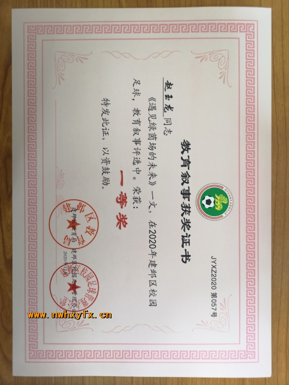 附件：2020.12建邺区校园足球教育叙事一等奖《遇见绿茵场的未来》.jpg