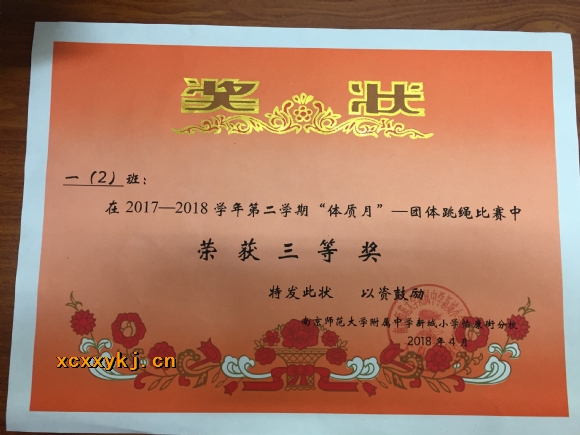附件：团体跳绳三等奖.jpg