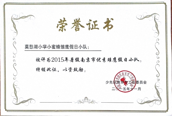 附件：201511 2015年暑期市级优秀雏鹰假日小队.jpg